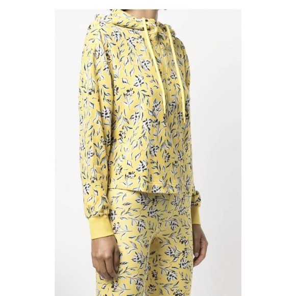 Alice and Olivia Quinlan Half Zip Cotton/Viscose Hoodie - Retail $250 Size XS - Picture 2 of 9